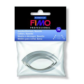 Fimo® udstykningsknive 3 stk. ovale